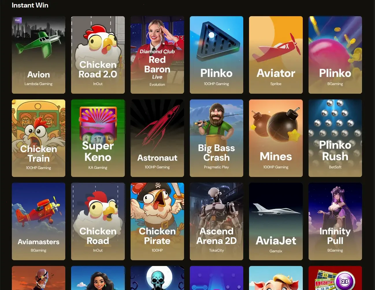 Spinrollz Casino Mobile App Ansicht auf Smartphone